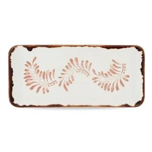 Harvest Mediterranean Terracotta Rectangular Plate 13.625inch X 6.25inch / 34.6 X 15.6cm 3 Harvest Mediterranean Terracotta Rectangular Plate 13.625inch X 6.25inch / 34.6 X 15.6cm