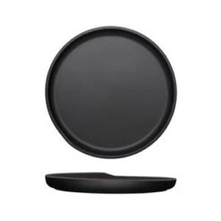 Creative Black Copenhagen Round Melamine Plate 22.5cm