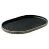 Nara Black & White Oval Platter 20 X 30cm 2 Nara Black & White Oval Platter 20 X 30cm -Best Cutlery Store 211006
